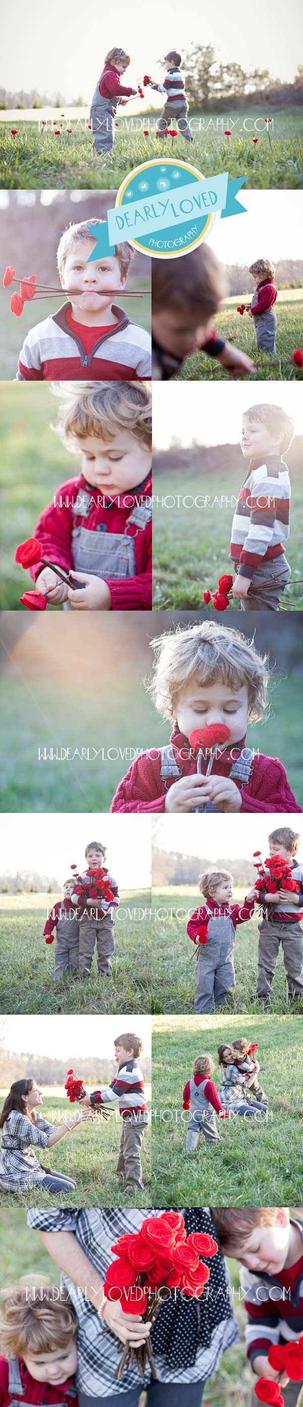 family photography flower inspiration shoot